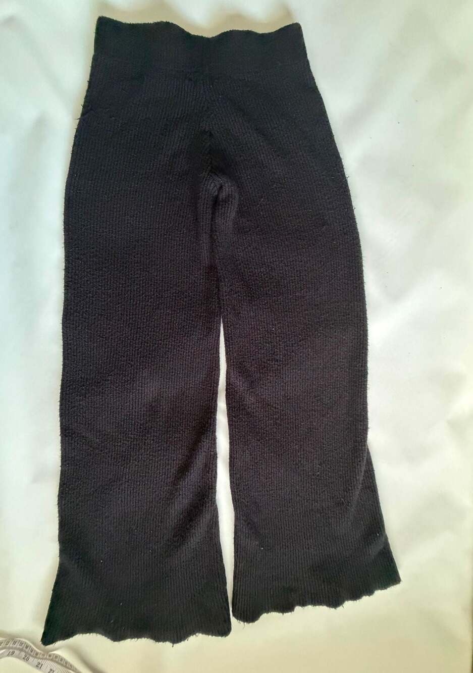 Sincerely Jules Black Ribbed Knit Leg Warmers Size M